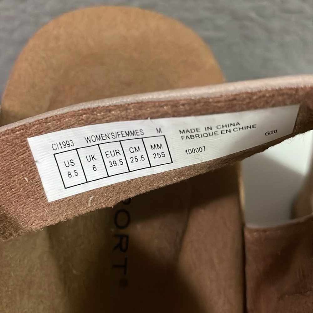 Rockport Beige Wedge Sandals women's size 8.5 - Picture 3 of 8
